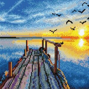 Diamond Dotz Sunset Jetty Special Edition Diamond Painting Kit